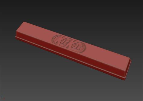 3d Kit Kat Chocolate Bar Turbosquid 1853990