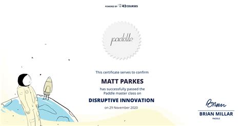 Matt Parkes Innovation Certification Paddle Courses