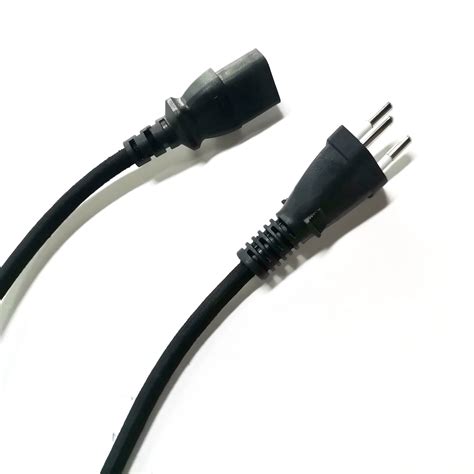 075mm2 Swiss Plug To C13 Textile Power Cable 2m Buy Power Cords