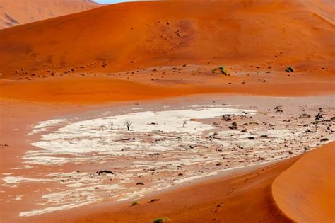 Premium Photo High Angle View Of Sand Dune