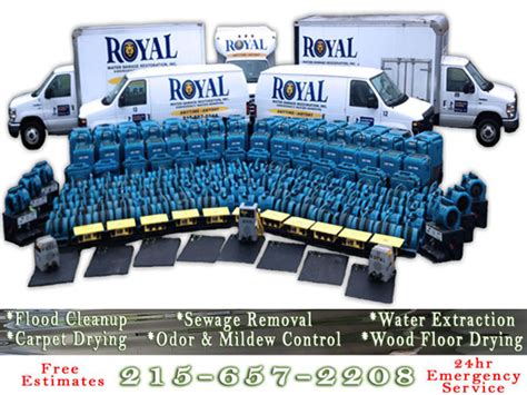 Royal Water Damage Flood Cleanup Yardley Pa