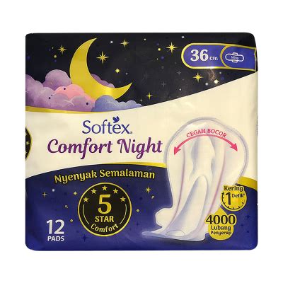 SOFTEX Comfort Night Pembalut 36cm Isi 12 Lazada Indonesia