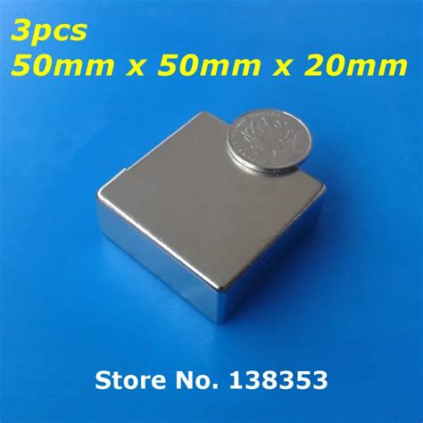 Wholesale Pcs Super Strong Neodymium Square Block Magnets Mm X Mm