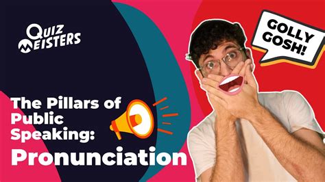 Pronunciation The Pillars Of Public Speaking Youtube