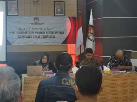 Diskominfo Hadiri Rakor Pemutakhiran Data Pemilih Berkelanjutan 2022