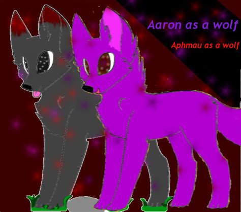 Aaron And Aphmau Wolves By Fox11games On Deviantart