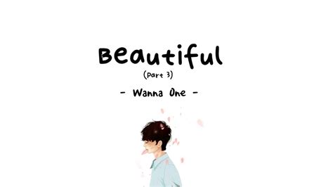 Wanna One Beautiful Part3 Lirik Sub Indo YouTube