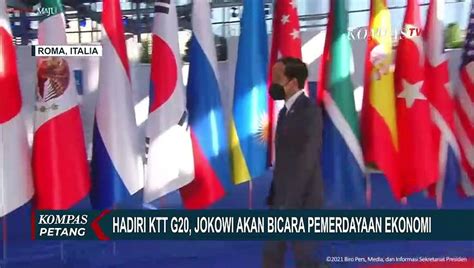 Hadiri KTT G20 Roma Presiden Joko Widodo Akan Bahas Soal UMKM Video