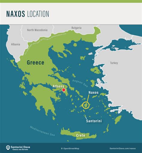 Naxos Tourist Maps - Beaches, Attractions, Towns, Airport & Ferry Port