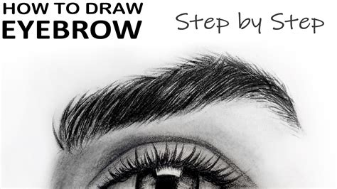 How To Draw On Eyebrows Step By Step