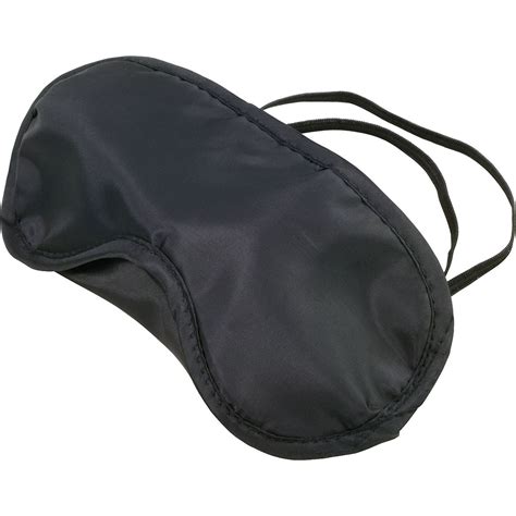 Masque De Voyage Pour Les Yeux ASLEEP Noir Microfibre 6g Comme