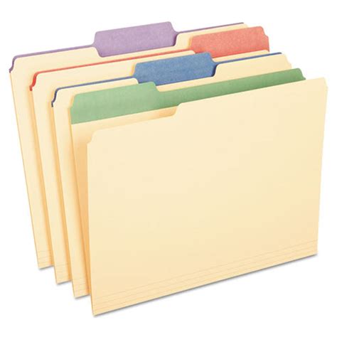 Manilla Colored Tab File Folders 34 Expansion Ultimate Office