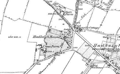 Where Was Hadleigh House Map Resources Places Hadleigh And Thundersley Community Archive