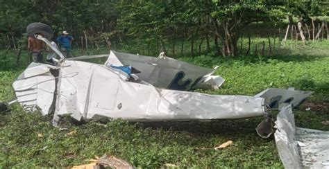 La avioneta perdió altura chocó con unos árboles y se precipitó