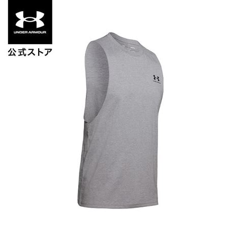 【30off】公式 アンダーアーマー Under Armour メンズ トレーニング タンクトップ Ua レフトチェスト カットオフ タンク