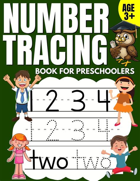 Number Tracing Book for Preschoolers: Trace Numbers Practice Workbook ...