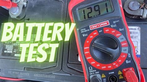 How To Test A Car Battery With A Multimeter Mechanic Guide