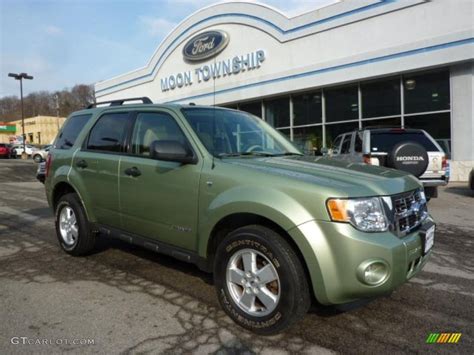 2008 Kiwi Green Metallic Ford Escape Xlt V6 4wd 46966795 Photo 3 Car Color