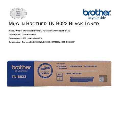 Mực in Brother TN B022 cho máy Brother HL B2080DW B2000D B7535DW