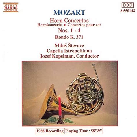 Mozart Horn Concertos Nos Rondo In E Flat Major Von Milos