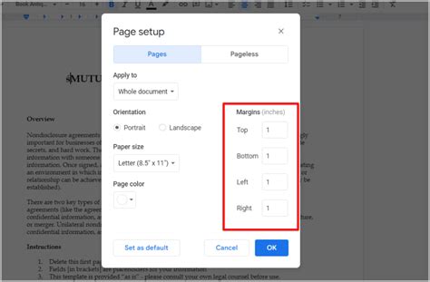 Ways To Change Margins In Google Docs Techwiser