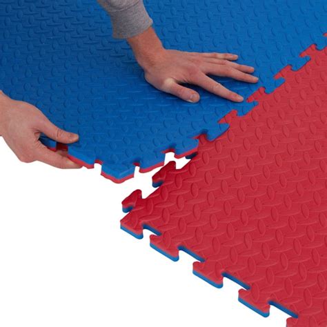 Redblue 1m X 20mm Thick Eva Foam Interlocking Jigsaw Mats Flooring — Hill Fitness Uk