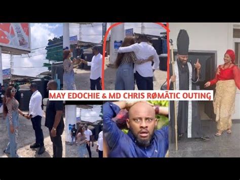 Breaking Mayedochie Mdchris Rom Tic Outing As They Share Love In