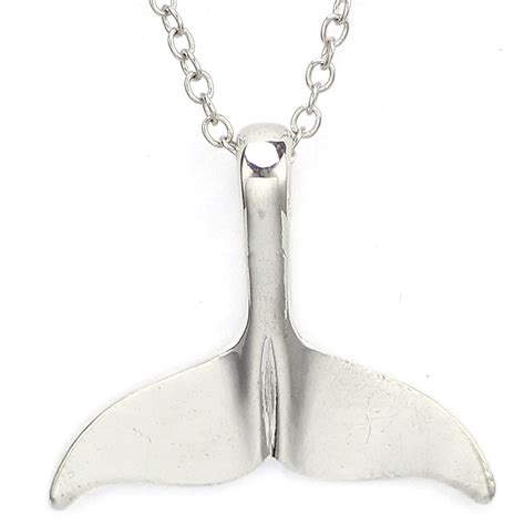 Buy Ttkp Whale Necklace Alloy Whale Tail Pendant Whale Tail Symbol