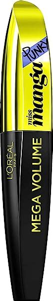 L ORÉAL PARIS Mascara Méga Volume Miss Manga Punky Bleu Indigo Amazon