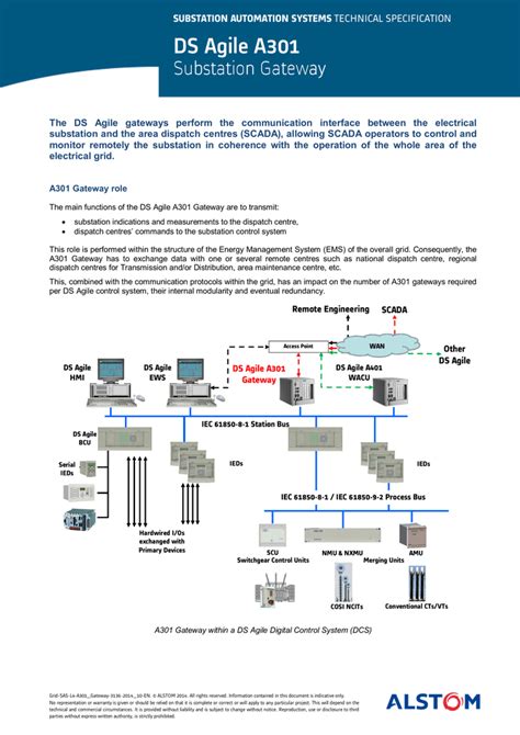 Ds Agile A301 Substation Gateway Brochure En Gb Manualzz