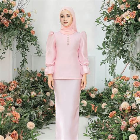 Baju Kurung Moden Ironless Baju Raya Bajukurung Plain Premium