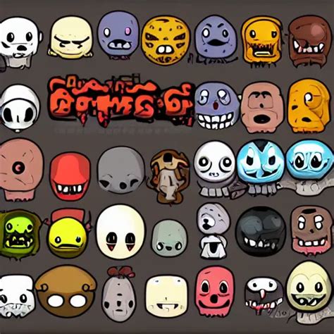 Binding Of Isaac Monster Icons Stable Diffusion OpenArt