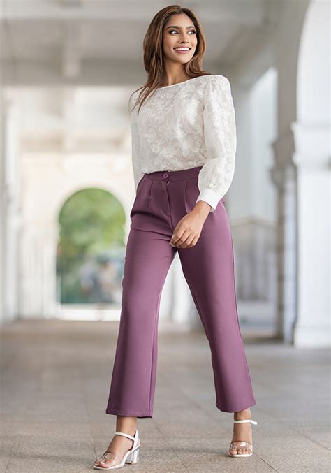 ESTHAR PLUM PANT Nils Online