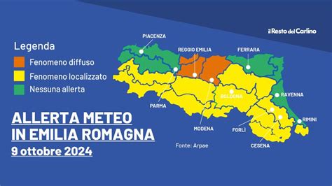 Emilia Romagna Continua Lallerta Arancione Le Piene Dei Fiumi