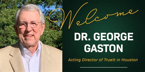 Baylors Truett Seminary Announces George Gaston As Acting Director Of