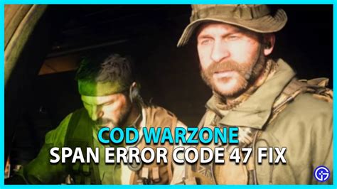 Cod Warzone Span Error Code How To Fix Gamer Tweak