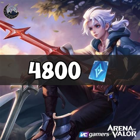 Jual 4800 Vouchers Arena Of Valor VCGamers