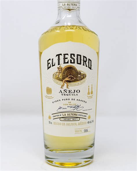 El Tesoro, Anejo Tequila, 750ml - Princeville Wine Market