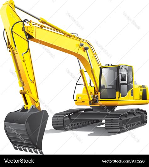 Excavator Vector Image