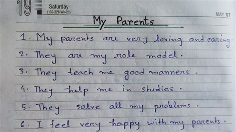 10 Lines Essay On My Parents My Parents Essay In English Few