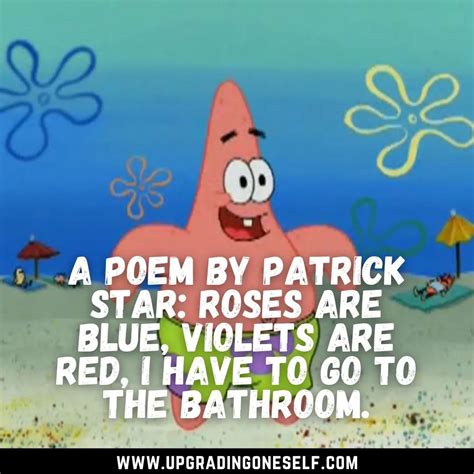 Patrick Star quotes (2) - Upgrading Oneself