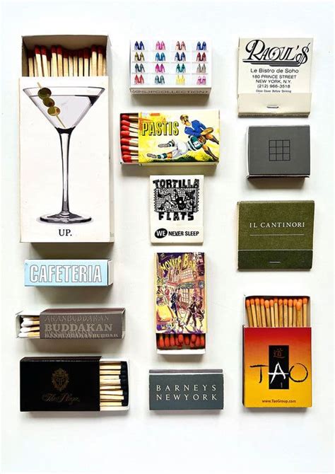 The Matchbook Print Collection OH WHAT A MATCH Glücksglas