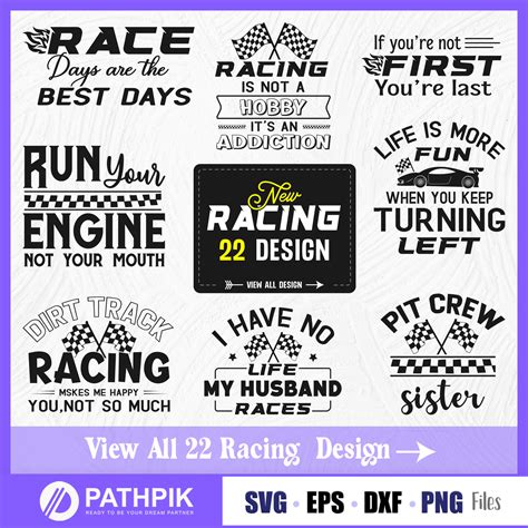 Racing Svg Bundle Racing Svg Racing Sayings Svg Car Racing Quote Svg