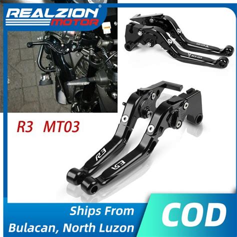 REALZION MOTOR 2021 For YAMAHA YZF R3 MT03 CNC 6 Stage Adjustable