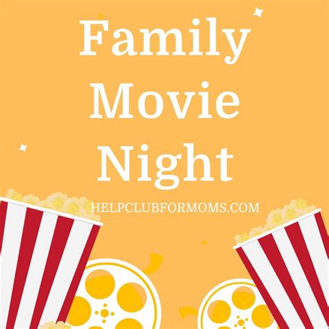 Church Family Movie Night - Clip Art Library