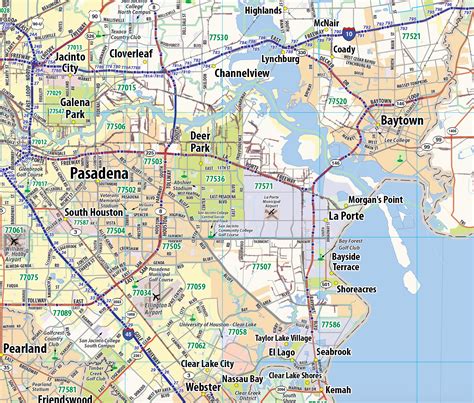 Houston Metro Area Topographics