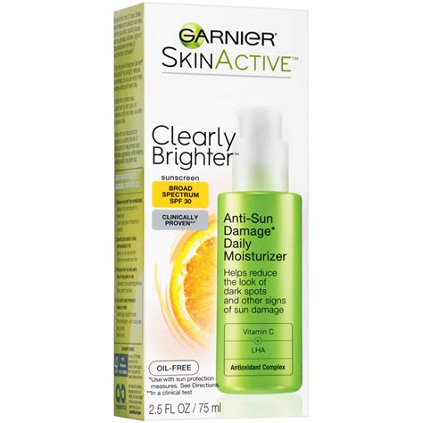 Garnier Skin Clearly Brighter Sunscreen Broad Spectrum SPF 30, 2.5 fl ...