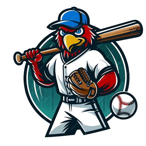 Premium Vector Baseball Mascot Logo Team Design Championship Athletic