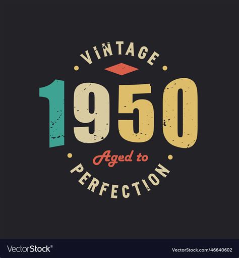 Vintage Aged To Perfection Royalty Free Vector