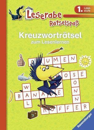 Kreuzwortr Tsel Zum Lesenlernen Lesestufe Gr N Lesen Lernen